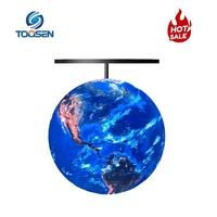 Pantalla LED Esférica Creativa, Diámetro 0.2m, 0.3m, 0.4m, 0.5m, 0.8m, 1m, etc., Pantalla LED de Video Esférica a Todo Color