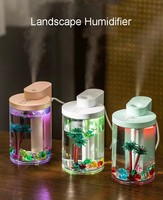 Humidificateur ultrasonique portable mini USB, diffuseur d'aromathérapie de bureau pour la maison, le bureau, l'extérieur et l'hôtel