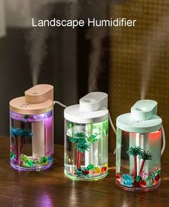 Portable Mini USB-Operated <b>Ultrasonic</b> Humidifier Aromatherapy Desktop <b>Diffuser</b> for Home Office Outdoor Hotel Use - Product Image 2