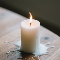Décoration d'intérieur Porte-bougie en marbre pour bougie parfumée