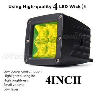 Barre LED 5D 4 pouces 12V 8000K, projecteur combiné spot et flood, pour camion, voiture, SUV, 4x4, bateau, VTT, phares LED - Product Image 2