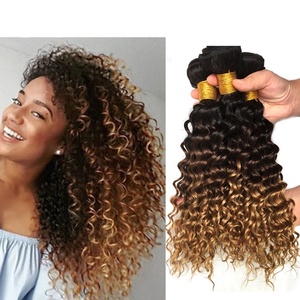 Extensiones de Cabello Humano, Peluca de Encaje 360, Cierre de Encaje Francés, Rubio Miel, Ondulado Profundo, Cabello Brasileño 100% Remy, 1B 4/27, 180% - Product Image 3