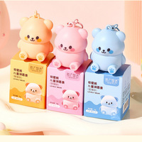 Baume à lèvres et soin corporel pour enfants, mignon, portable, en forme de petit ours, nourrissant et hydratant, prévient la sécheresse et les desquamations
