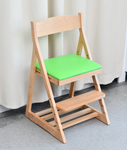 เก้าอี้เรียนรู้ทำจากไม้ขายส่งจากโรงงาน เก้าอี้ทานข้าวปรับระดับได้พนักพิงสูงพร้อมที่วางแขน - Product Image 2