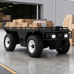 แพลตฟอร์มยานยนต์ไร้คนขับ 4x4 รับน้ำหนักได้ 500 กก. มาตรฐาน IP67 ระบบไฮบริด สำหรับการขนส่งสินค้าในฟาร์ม - Product Image 1
