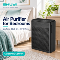 Purificateur d'air d'ambiance personnalisable à faible bruit pour espaces moyens et grands avec filtre de remplacement CADR 280 et certificats internationaux