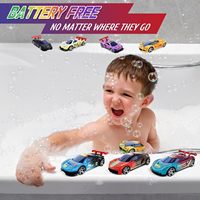 EPT Vente en gros en vrac : Jouets de voitures en alliage à l'échelle 1:64, transformables dans l'eau et changeant de couleur, cadeau pour enfants