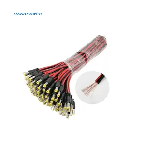 DC Power Cable DC 5.5*2.1mm Male Plug To Open Cord For Monitoring Camera TV With Red and Black Cable