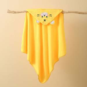 Toalla de Baño con Capucha para Bebé de Franela Súper Suave, 80*80cm, Manta Envolvente para Bebé con Capucha de Animal - Product Image 6