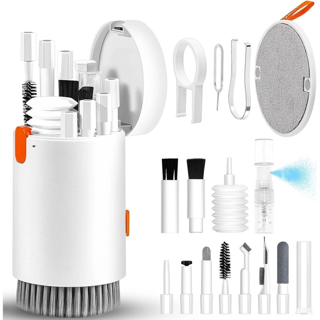 20 IN1 Computer Keyboard Cleaning Kit Multifunctional Phone Camera Screen Cleaner With Extended Cleaning