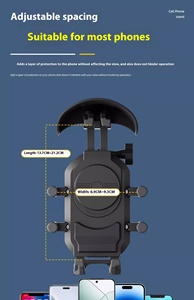Soporte de teléfono de motocicleta de carga rápida-Nuevo modelo 2025-Soporte de carga inalámbrico de absorción de impacto para motocicleta - Product Image 6