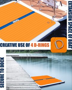 แพลตฟอร์มท่าเรือลอยน้ำคุณภาพสูงสำหรับกลางแจ้ง ทำจาก PVC รุ่น Ma-B09Q26Y8R6 สำหรับเล่นน้ำกลางแจ้ง - Product Image 2