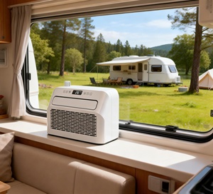 Aire Acondicionado Eléctrico de 5000 BTU para Auto, Camión, Remolque, RV, Apartamento, Hotel, Sin Necesidad de Instalación, Refrigerante R290 - Product Image 2