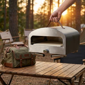 Four à pizza au propane <span class=keywords><strong>en</strong></span> acier inoxydable de 20 pouces, appareil à pizza au gaz portable pour le camping, les rassemblements <span class=keywords><strong>en</strong></span> plein air et les barbecues - Product Image 5