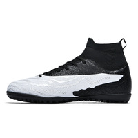 Chaussures de football unisexes personnalisées PONERAIT FTS-30, tige en PVC, semelle en caoutchouc pour terrain gazonné extérieur, automne