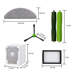 Kit de pièces de rechange compatible avec <span class=keywords><strong>IRobot</strong></span> Roomba I7 I7 Plus E5 E6, brosse principale, brosse latérale, filtre, accessoires pour aspirateur robot - Product Image 4