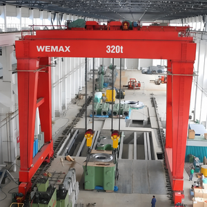 Grue portique à double poutre pour conteneurs maritimes avec moteur PLC, capacité 50t, marque Dejun, fabriquée en Chine - Product Image 4