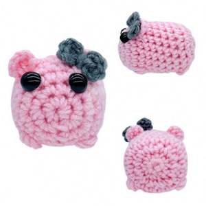 Toysrunner - Juguetes de Ganchillo Orgánicos Hechos a Mano, Certificados por la CE, Muñeco de Unicornio de Peluche Amigurumi, Color y Logotipo Personalizables para Todos - Product Image 1