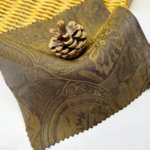 Venta directa de fábrica, tela de satén con patrón jacquard personalizado, tela de pijama, muestra gratuita de tela de satén - Product Image 6