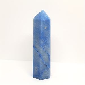Pierre naturelle de guérison en cristal de pointe d'aventurine bleue et howlite aura de qualité supérieure en gros pour la décoration intérieure unique et les cadeaux de fêtes - Product Image 2