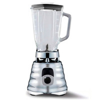 Bocal en verre 1.6L 600W Blender 5 vitesses de contrôle avec impulsion