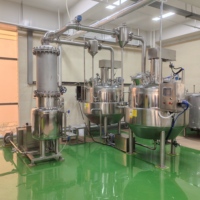 Cuve de mélange et de concentration sous vide industrielle à basse température pour le traitement des extraits bruts de café, de thé et de plantes médicinales