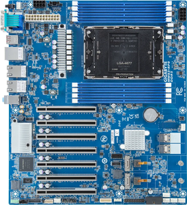 Carte mère de serveur MW83 RP0 à socket unique pour plateforme Intel Xeon W, 16 emplacements DDR5, mémoire 8 canaux, emplacement PCIe Gen5 x16, double LAN 10 GbE - Product Image 1