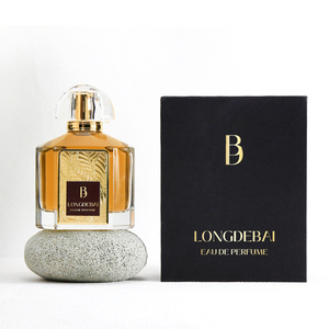 New Design Elegant Luxury 100Ml Fragrance Bottle Golden <b>Perfume</b> Glass <b>Atomizer</b> Bottle With Box - Product Image 2