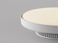 Lámpara de Techo LED Inteligente TUYA con Motor DC, Diseño sin Aspas con Cambio de Color RGB, 20000 Horas de Vida Útil para Dormitorio - Más Vendida