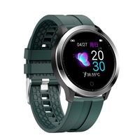 Montre connectée sportive F68 IP67 étanche avec écran tactile TFT de 1,3 pouce, moniteur de fréquence cardiaque et d'oxygène sanguin, suivi d'activité physique, autonomie de 20 à 30 jours