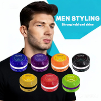 Cire Coiffante Naturelle OEM pour Hommes, Gel Coiffant Professionnel Brillant Fixation Longue Durée