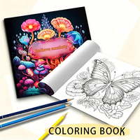 Carnet de coloriage épaissi pour enfants, personnalisé, avec motifs de dessins animés à remplir, cadeau éducatif