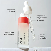 Sérum aux cellules souches OEM Triple Complexe Botanique Hydratant Protection Antioxydante Réparation Apaisante de la Peau Anti-Âge Végétalien 30ml/100ml