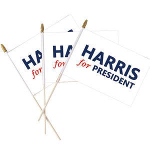 Poteau en bois personnalisé, drapeau agitant la main de l'élection présidentielle <span class=keywords><strong>américaine</strong></span>, Kamala Harris - Product Image 2