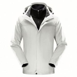 Design Unisex Polyester Outdoor <b>Jacket</b> Custom Men's Sportswear Hoodie Soft Shell Windbreaker With Zip Adults' Wear - Product Image 6