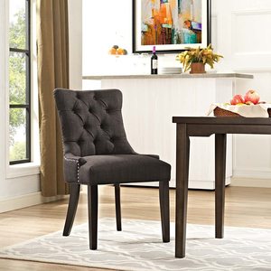 Chaise de <span class=keywords><strong>salle</strong></span> <span class=keywords><strong>à</strong></span> <span class=keywords><strong>manger</strong></span> moderne <span class=keywords><strong>à</strong></span> atmosphère simple, nouveau design, chaise de <span class=keywords><strong>salle</strong></span> <span class=keywords><strong>à</strong></span> <span class=keywords><strong>manger</strong></span> rembourrée en tissu avec garniture de tête de clou - Product Image 5