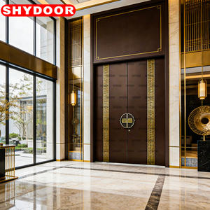 <span class=keywords><strong>Porte</strong></span> <span class=keywords><strong>d</strong></span>'<span class=keywords><strong>entrée</strong></span> de luxe en aluminium sculpté, double <span class=keywords><strong>porte</strong></span> de sécurité <span class=keywords><strong>d</strong></span>écoupée au laser en alliage de nano-cristal, <span class=keywords><strong>couleur</strong></span> unie pour villa, extérieur élégant et lumineux - Product Image 4