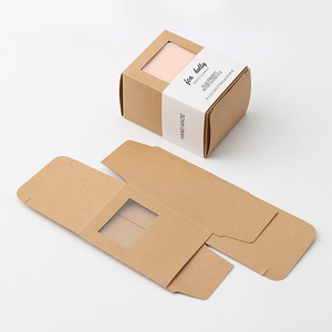Boîte d'emballage de savon à personnalisation innovante Boîtes d'emballage en papier kraft brun à personnalisation unique pour barre de savon - Product Image 2