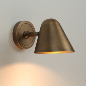 Vintage Style Bronze <b>Wall</b> Lamp Led E26 <b>Switch</b> Control For Hallway Bedroom Staircase Entryway <b>Lighting</b> - Product Image 2