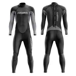 Mens Wetsuits Jumpsuit Neoprene 1.5mm 3/2mm and 5/4mm Full Body Diving Suit for Men