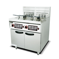 Réglage de la température de la minuterie de contrôle par ordinateur commercial Friteuse commerciale frite friteuse électrique