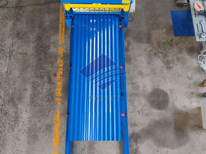 Machine de formage de tôles ondulées galvanisées IBR, machine de fabrication de tôles de toiture en métal revêtues d'aluminium-zinc - Product Image 6