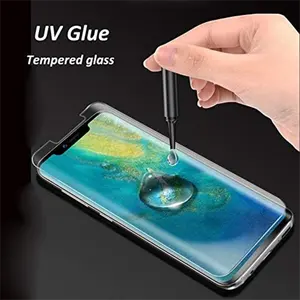 3D UV-Kleber mit vollständiger Abdeckung Nano Curing Liquid Displays chutz folie für vivo X80 pro plus X80pro Displays chutz folie aus gehärtetem Glas