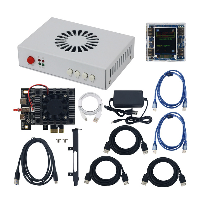 DMA Video Overlay Box Video Processor + 75T DMA Board + KMBOX NET Version DIY Kit