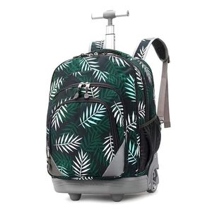Offre spéciale sac d'école Tuba pour lycéens, sac à dos à tige de traction pour garçons et enfants, sac à dos à roulettes pour escaliers - Product Image 5
