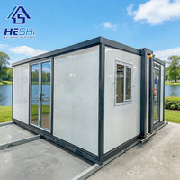 Casa Contenedor Prefabricada Expandible de Alta Calidad de 40 y 20 Pies, con 1, 2, 3, 4 o 5 Dormitorios, Casa Modular Moderna