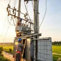 Transformateur de distribution triphasé immergé dans l'huile CE EAC ISO UL S11 800KVA 50/60Hz 6.3kV 10kV