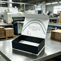 Caja de Regalo Magnética Rígida Personalizada con Logotipo en Relieve Impreso para Productos Cosméticos de Cuidado Personal, Caja de Cartón de Lujo
