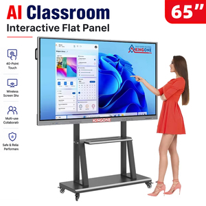Pizarra Digital Inteligente KINGONE con Pantalla Táctil LCD de 65 Pulgadas, Multitáctil, Interactiva - Product Image 1