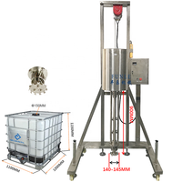 Vendite calde in acciaio inox ad alta velocità IBC ad alta shear omogeneizzatore mixer per cosmetici fertilizzante liquido